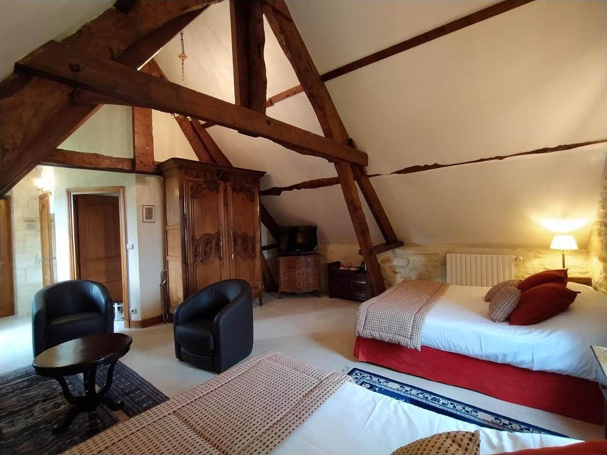 Hotel Le Manoir De Mathan Crepon A La Campagne 5 Mn D'Arromanches Et 10 Mn De Bayeux Exterior foto